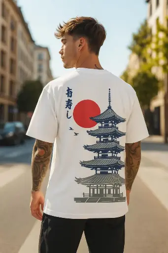 TOKYO MIDNIGHT Pagoda Sun Graphic Tee